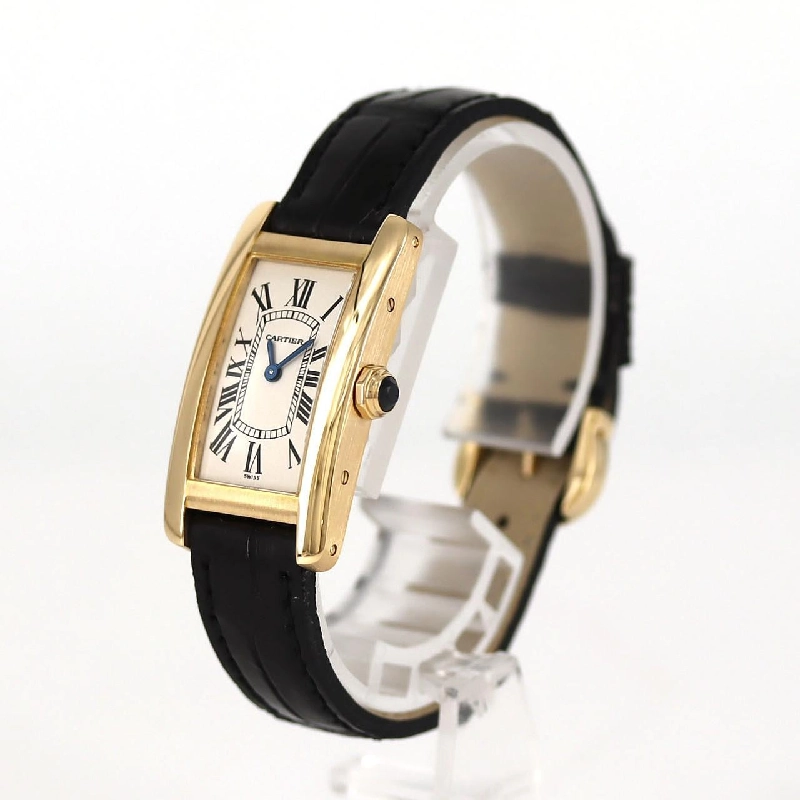 Cartier Tank Americaine SM YG W2601556 YG Quartz - Hàng hiệu Authentic 874327