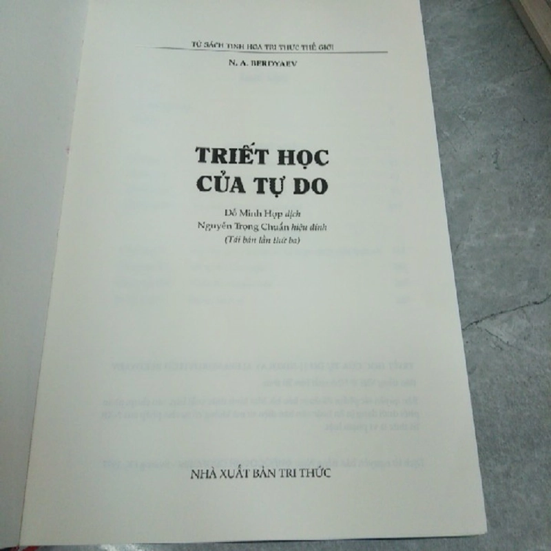 TRIẾT HỌC CỦA TỰ DO - Đỗ Mình Hợp 297717