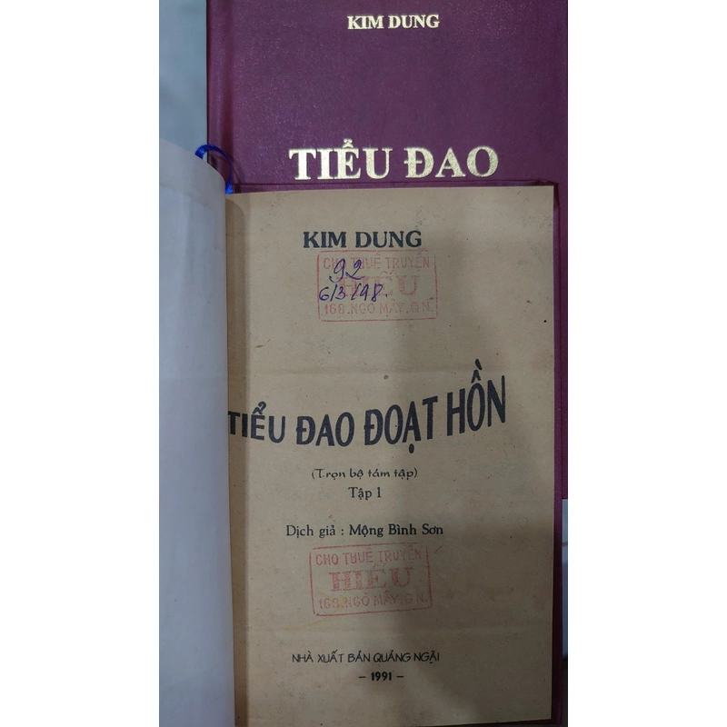 TIỂU ĐAO ĐOẠT HỒN (Bộ 8 Tập)
- Kim Dung
Dịch giả: Mộng Bình Sơn
 224589