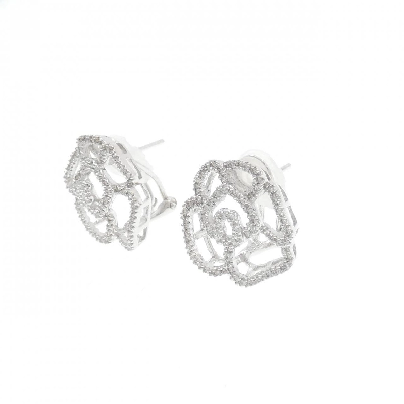 Bông tai kim cương 750WG - Hàng hiệu Authentic 863909