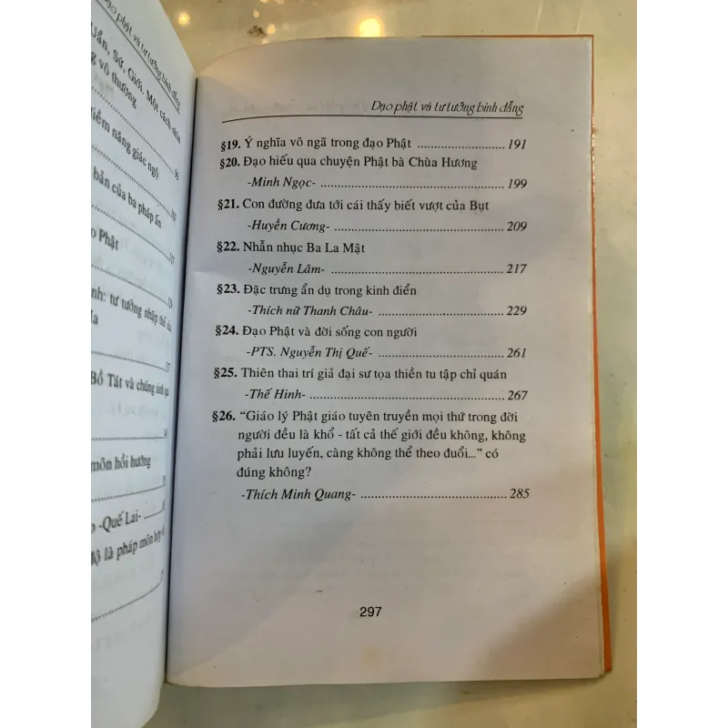 ĐẠO PHẬT VÀ TƯ TƯỞNG BÌNH ĐẲNG - NHIỀU TÁC GIẢ 783882