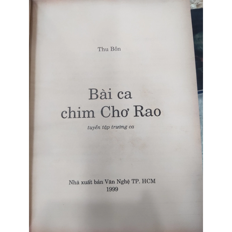 THU BỒN - BÀI CA CHIM CA RAO TRƯỜNG CA TUYỂN TẬP 322763