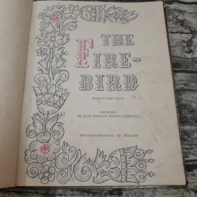 Truyện cổ dân gian Nga tiếng Anh in màu- THE FIRE BIRD và những chuyện khác 762541