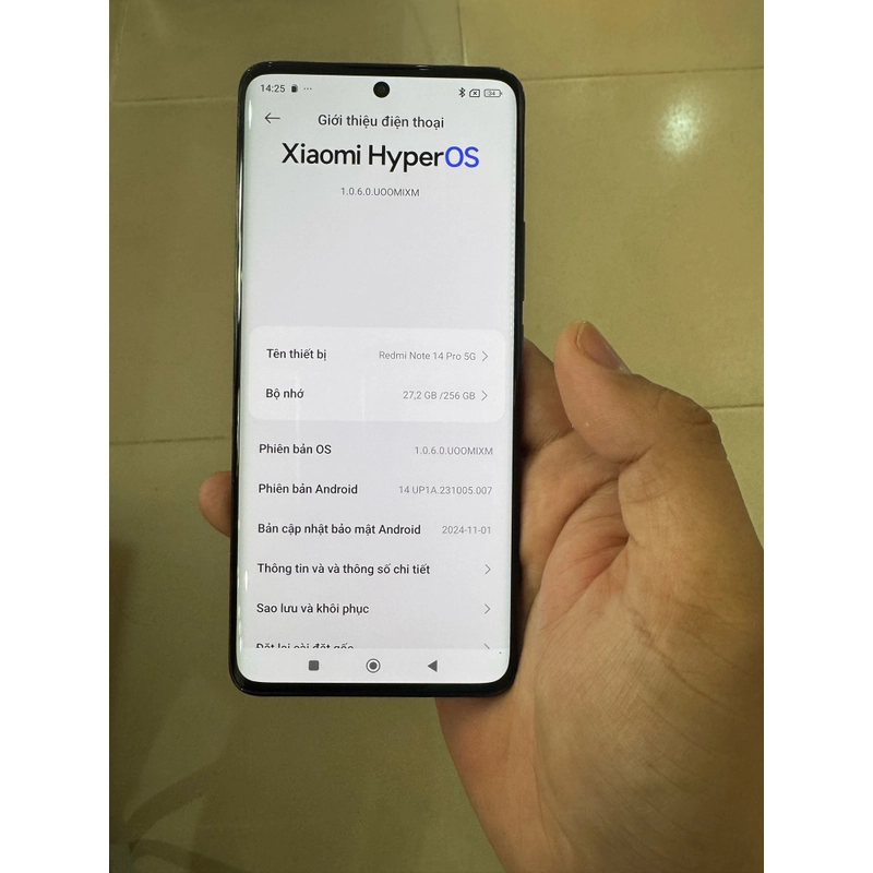 Cần bán điện thoại xiaomi note 14 pro 5G 446502