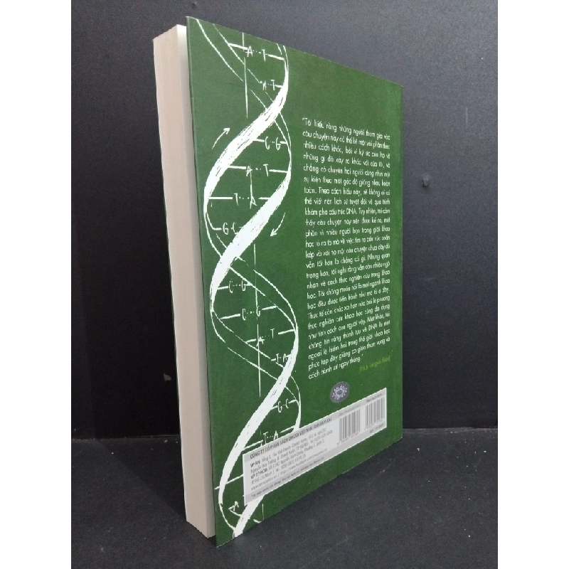 DNA hành trình khám phá cấu trúc chuỗi xoắn kép mới 90% ố bẩn nhẹ 2019 HCM0612 James D.Watson KHOA HỌC 355267