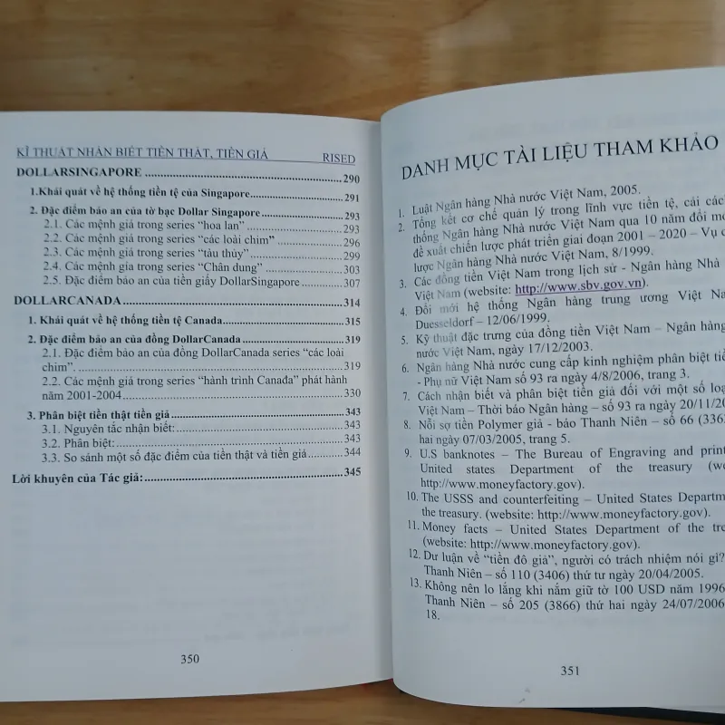 Kĩ Thuật Nhận Biết Tiền Thật, Tiền Giả - TS. Phan Văn Tính chủ biên 761079