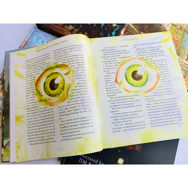 Bộ truyện Harry Potter 5 cuốn bìa cứng đẹp 461217
