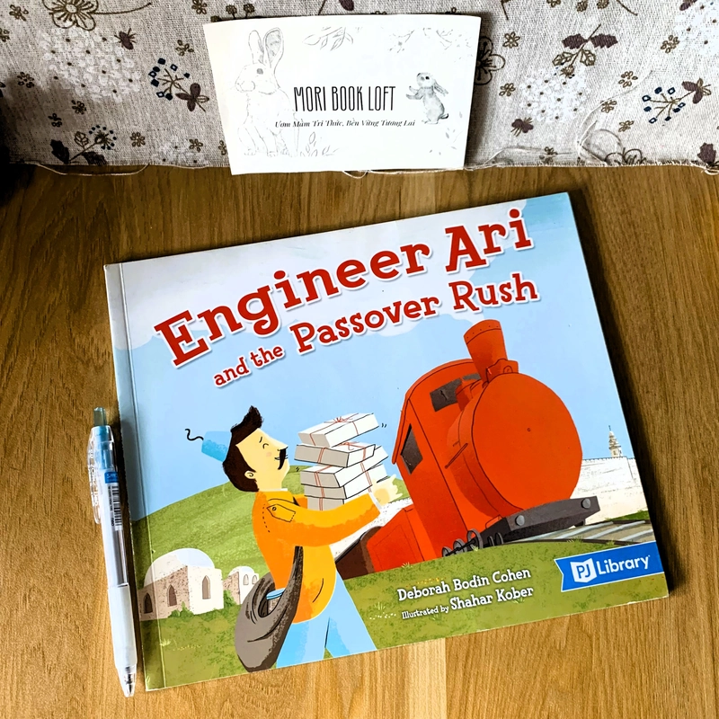 Sách tranh tiếng anh Engineer Ari and the Passover Rush, Used, Picture Book For Kids 446666