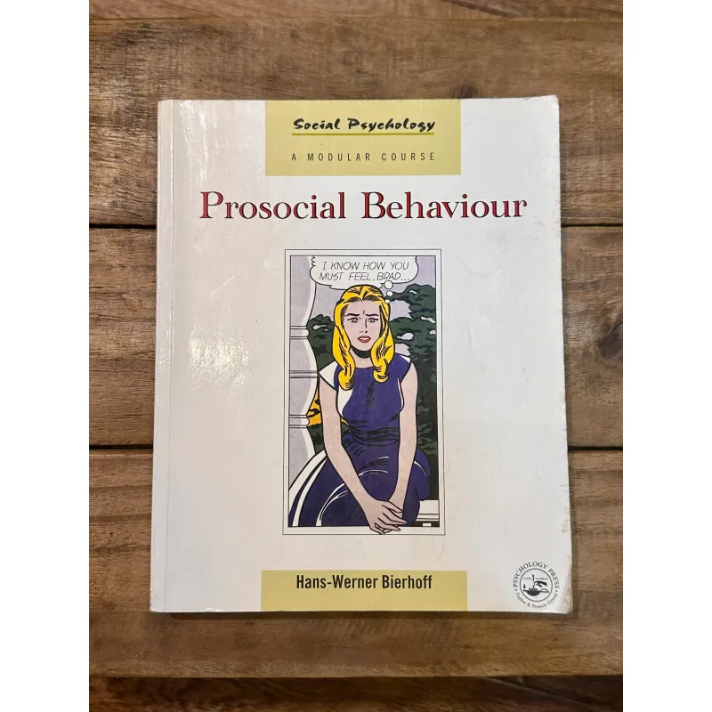 Prosocial Behaviour - Hans-Werner Bierhoff 729026