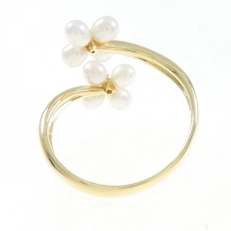 Nhẫn ngọc trai nước ngọt K18YG hoa 668156