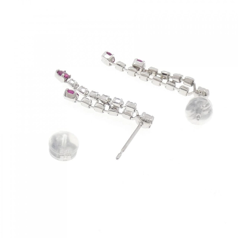 K14WG Bông tai Ruby 0.54CT - Hàng hiệu Chính hãng 868761