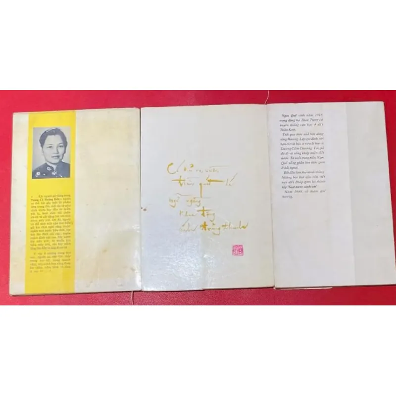 Tập thơ Thân Thị Ngọc Quế combo sưu tầm, có phụ bản… 936345