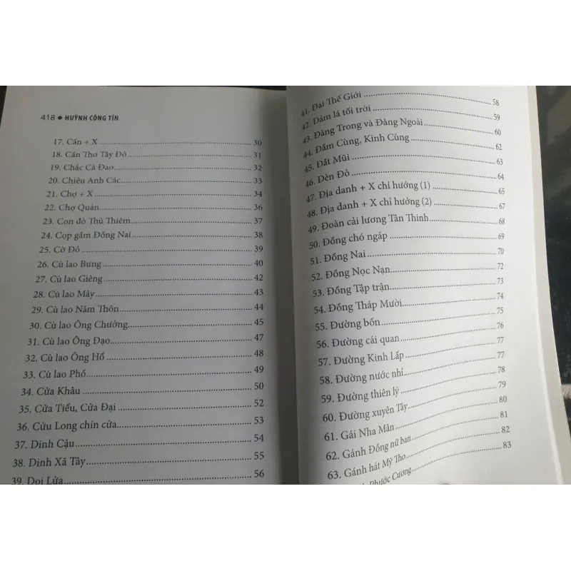 Sách Chuyện Địa Danh Và Chữ Nghĩa Nam Bộ - Huỳnh Công Tín mới 90% 674335