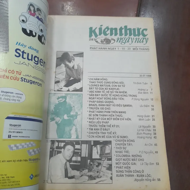 KIẾN THỨC NGÀY NAY số 287 ngày 20.07.1998 593598