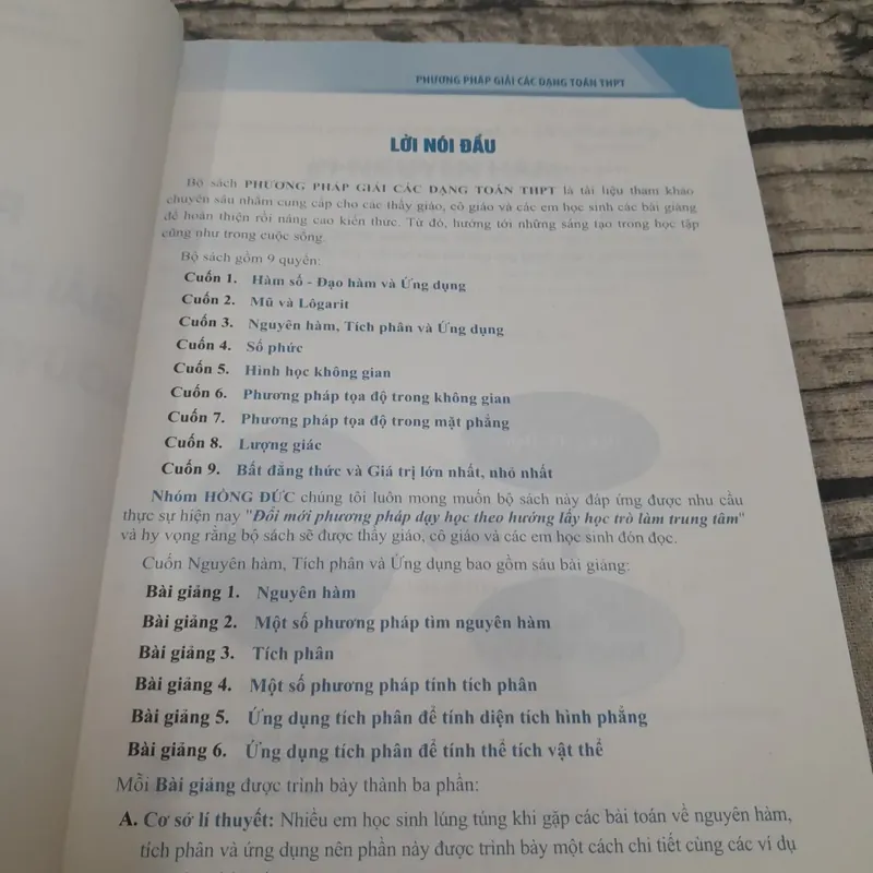 Phương pháp giải Nguyên hàm, tích phân và Ứng dụng. Chủ biên Lê Hồng Đức 609004