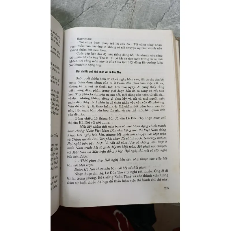 CÁC CUỘC THƯƠNG LƯỢNG LÊ ĐỨC THỌ KISSINGER TẠI PARIS - LƯU VĂN LỢI 740355