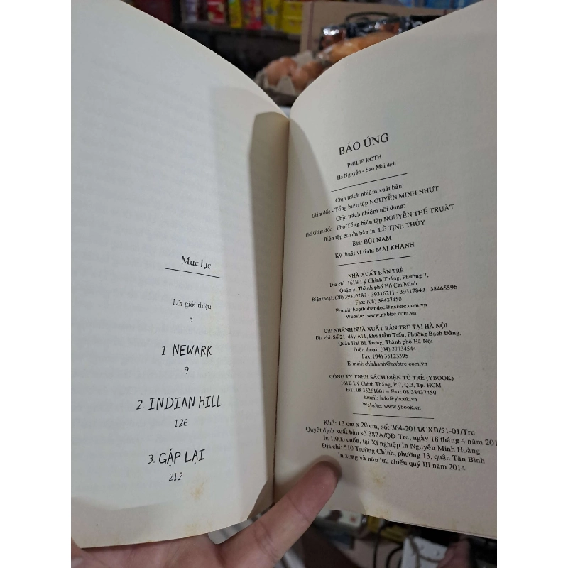 Báo Ứng - Philip Roth - 2014 mới 80% ố - VĂN HỌC - HMT3012 750058