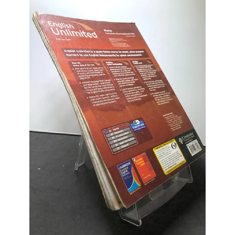 [Phiên Chợ Sách Cũ] English Unlimited A1 Starter Coursebook CAMBRIDGE Adrian Doff 1704 437860