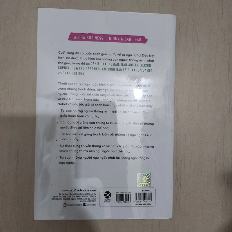 Sách Kẻ khôn cũng có khi khờ của Jean-Francois Marmion mới 99% 534182
