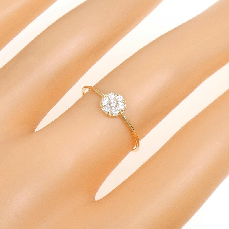 Nhẫn kim cương K18YG 0.10CT - Hàng hiệu Chính hãng 851584