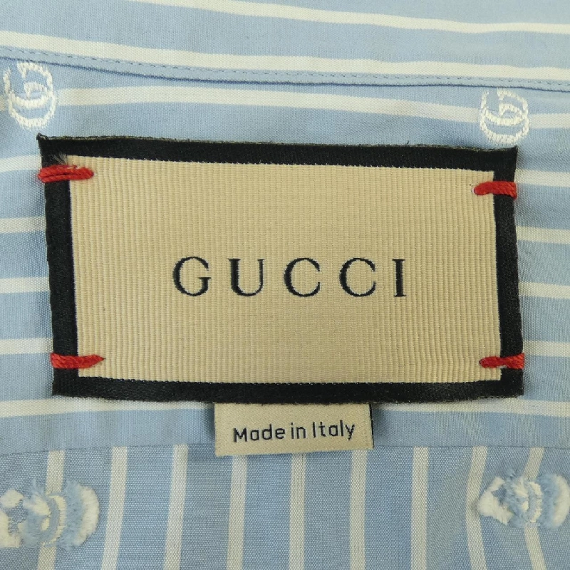 Gucci GUCCI Áo sơ mi cotton GG Stripe Fil Coupe 625888 ZAFXS - Hàng hiệu Chính hãng 896657