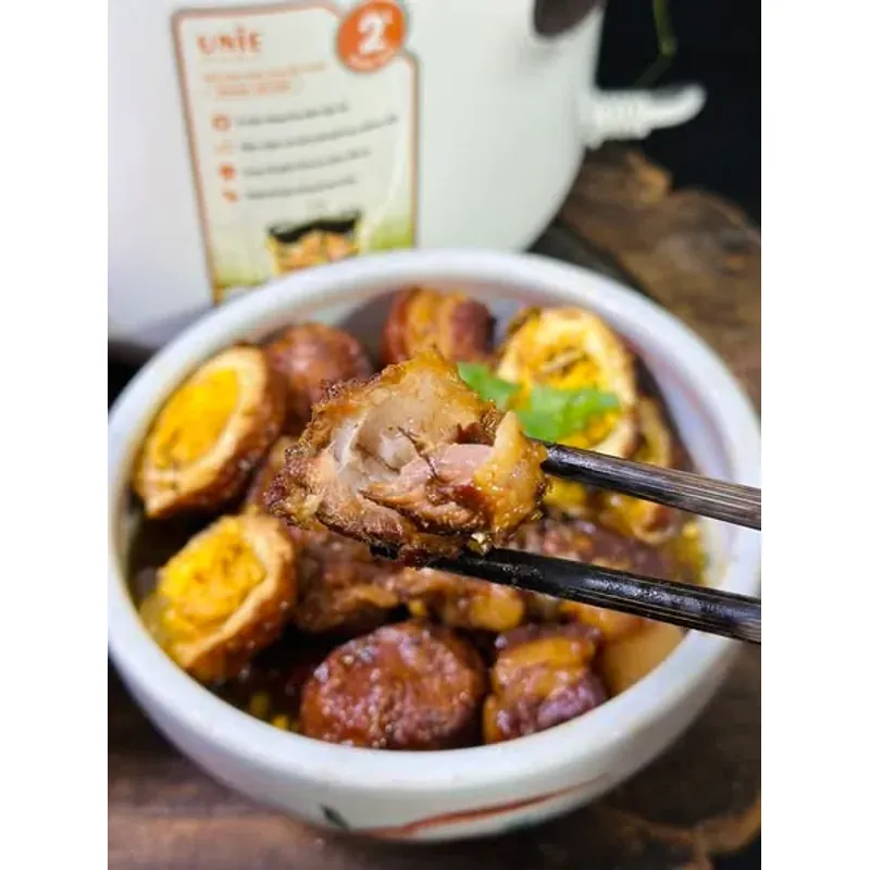 Nồi kho hầm chuyên dụng UNIE USC208 dung tích 2L, lòng nồi gốm Ceramic, hẹn giờ 24 tiếng 799321