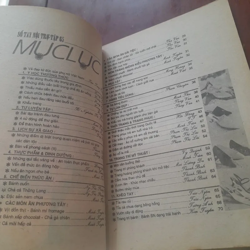 SỔ TAY NỘI TRỢ tập 65 778785