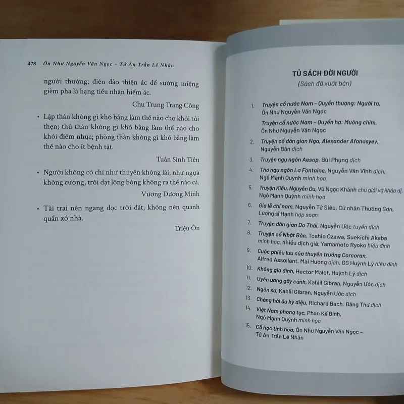 Cổ Học Tinh Hoa - Ôn Như Nguyễn Văn Ngọc, Tử An Trần Lê Nhân 700732