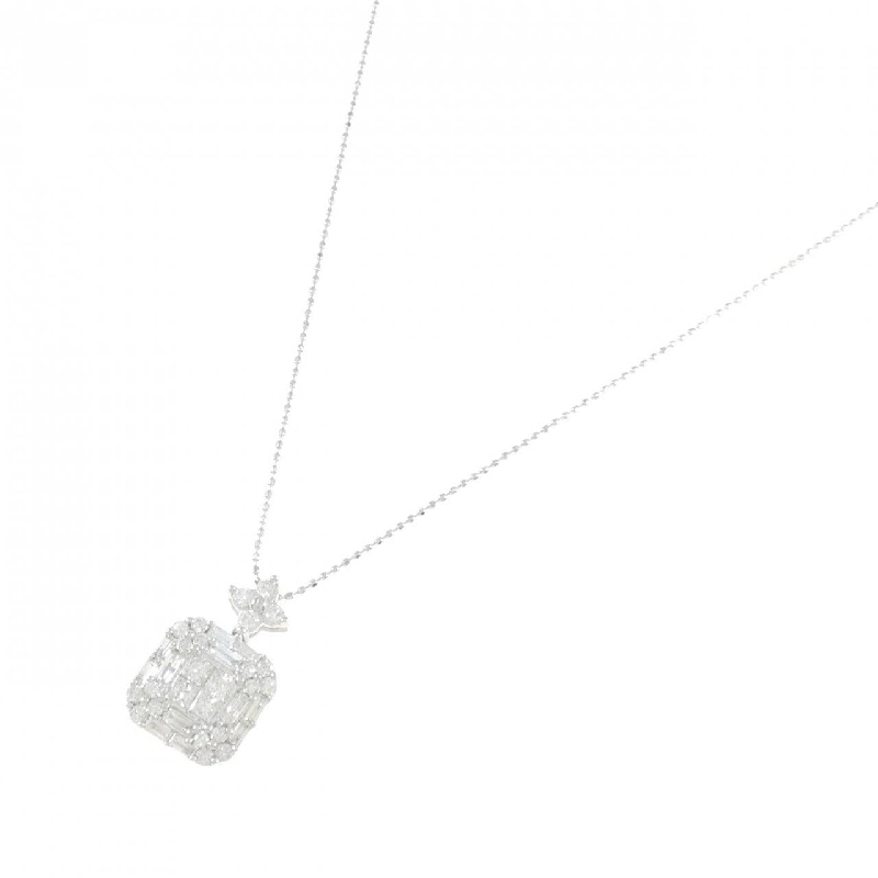 K18WG Dây chuyền kim cương 0.75CT - Hàng hiệu Chính hãng 861508