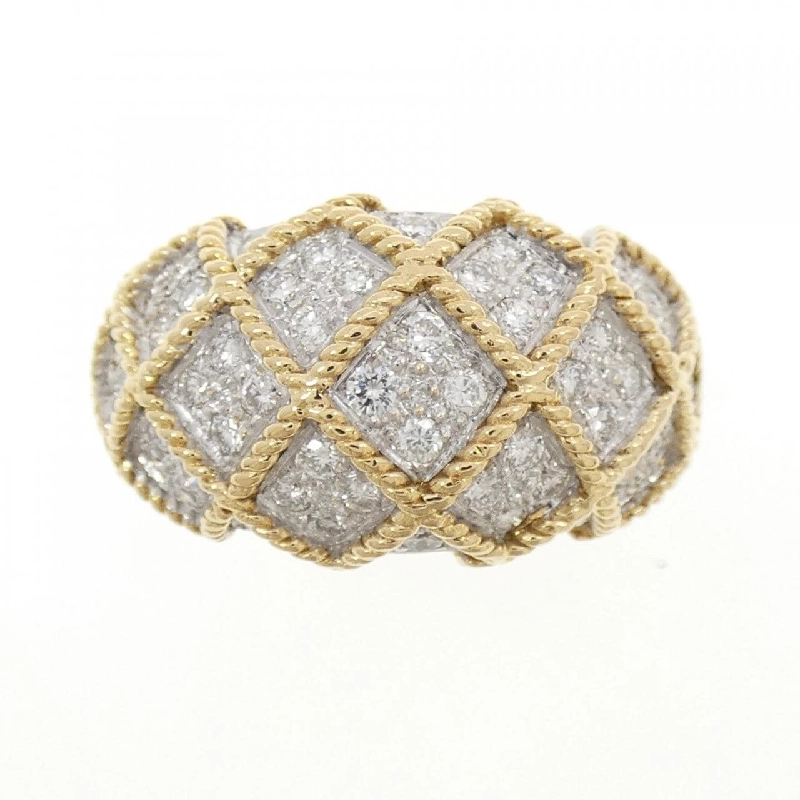 Nhẫn kim cương K18YG/K18WG 0.90CT - Hàng hiệu Authentic 847899