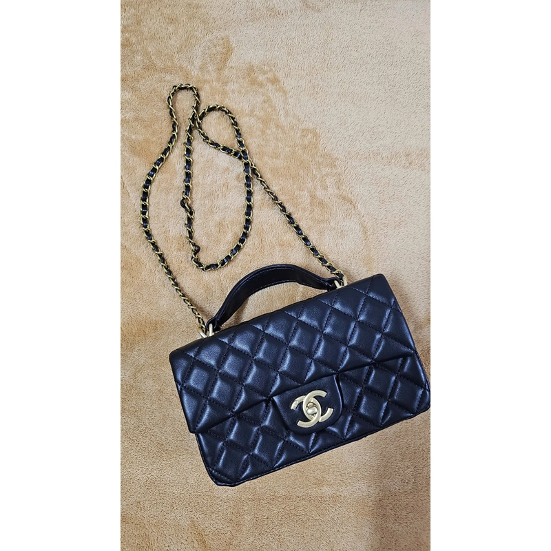 TÚI CHẦN Ô DA MỀM CHA-NEL (HÀNG QC) 529557
