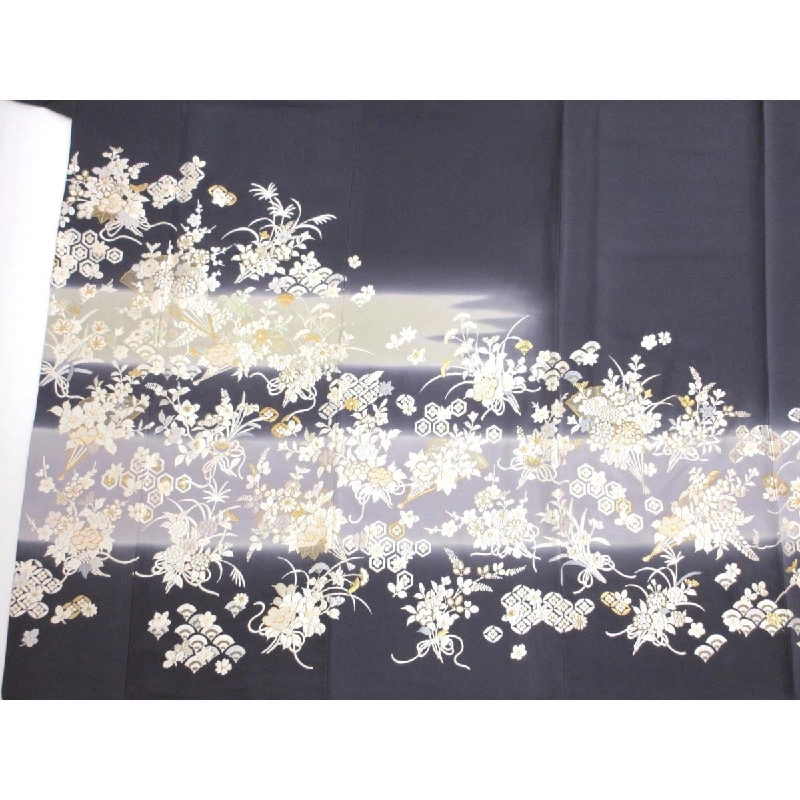 Áo kimono thăm viếng thêu họa tiết - Hàng hiệu Authentic 883214