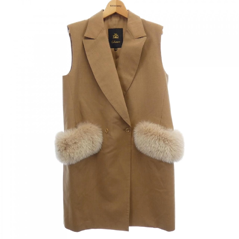 Đồ hiệu DRAWER 6525-299-0793 Áo vest dài - Hàng hiệu Authentic 813564