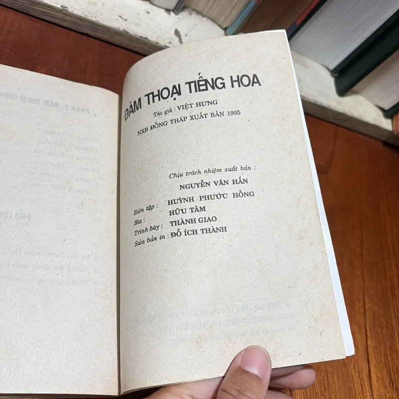 II Sách Học Tiếng Trung: Đàm Thoại Tiếng Hoa - Việt Hưng - 1995 790776