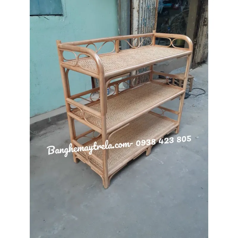 Kệ để đồ mây tre đan 690135