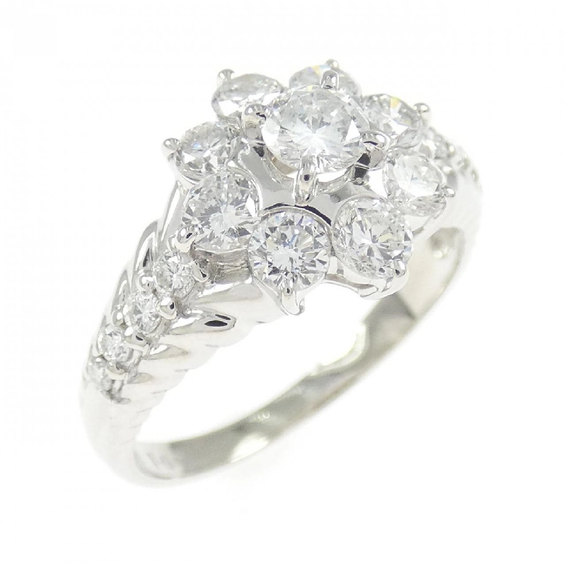 Nhẫn kim cương hoa PT900 1.00CT - Hàng hiệu Authentic 847877