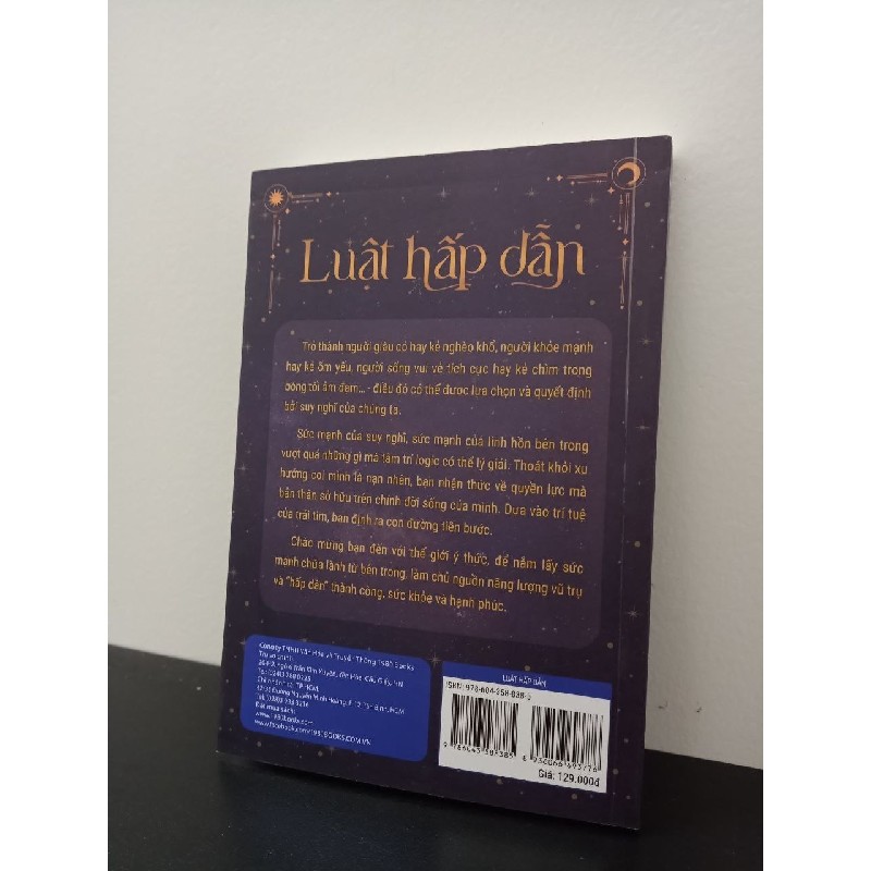 Luật Hấp Dẫn - Quy Luật Về Sức Mạnh Của Linh Hồn Và Năng Lượng Chữa Lành Cơ Thể Từ Bên Trong Prentice Mulford New 95% ASB2602 66218