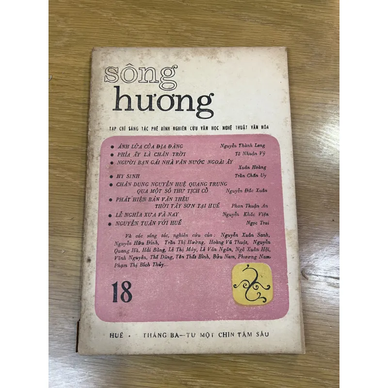 Tạp Chí Sông Hương (Huế) Số 18,19,20,21 (1986) 784838