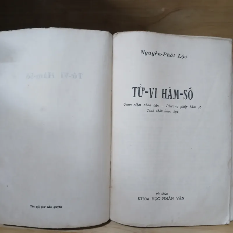 Tử Vi Hàm Số (Xb 1974) - Nguyễn Phát Lộc 1054751
