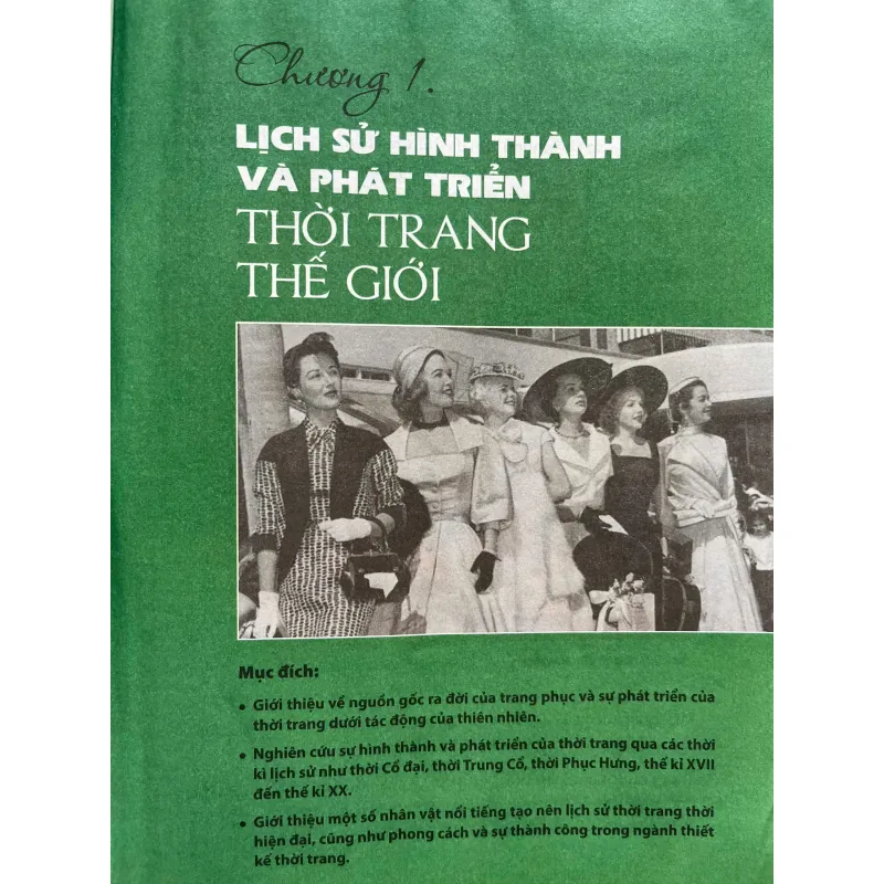 GIÁO TRÌNH LỊCH SỬ THỜI TRANG 759966