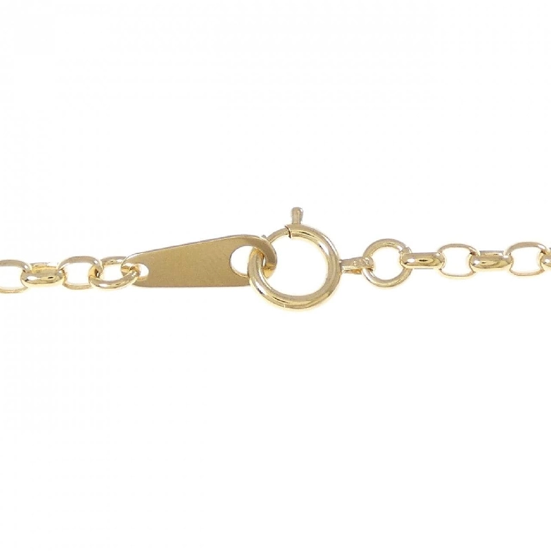 K18YG(枠) Dây chuyền đồng xu kim cương 0.07CT - Hàng hiệu Authentic 858519