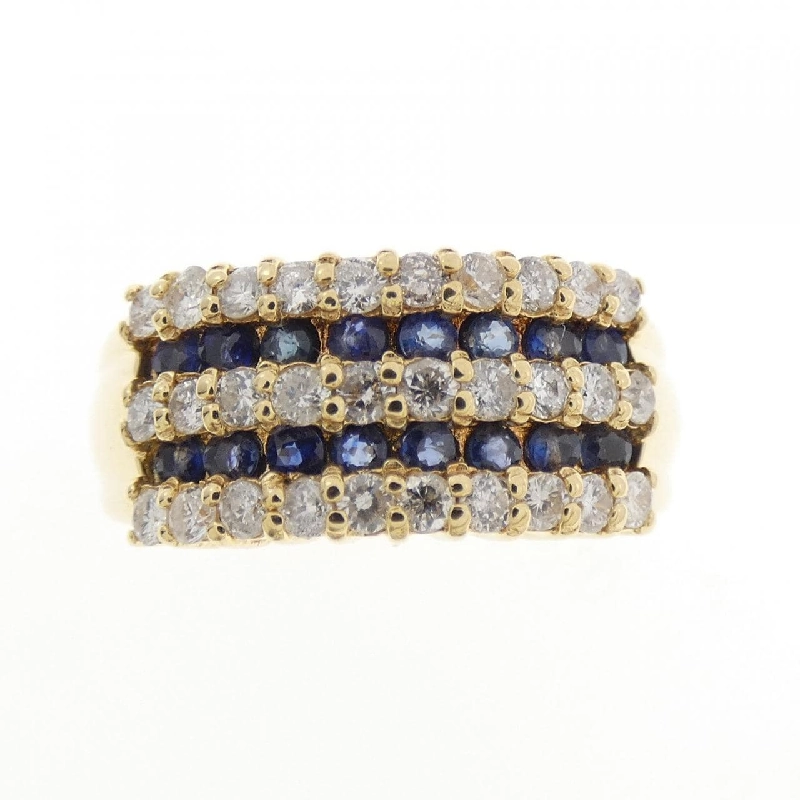 Nhẫn Sapphire K18YG 0.41CT - Hàng hiệu Chính hãng 850304