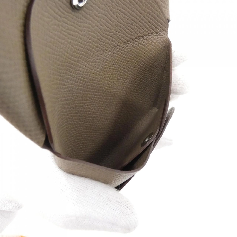 【Sản phẩm chưa sử dụng】Ví tiền Hermes Calvi Duo 083035CK 621074