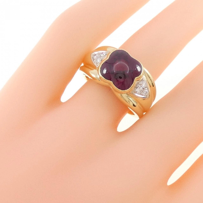 Nhẫn Garnet 750YG/750WG 669942