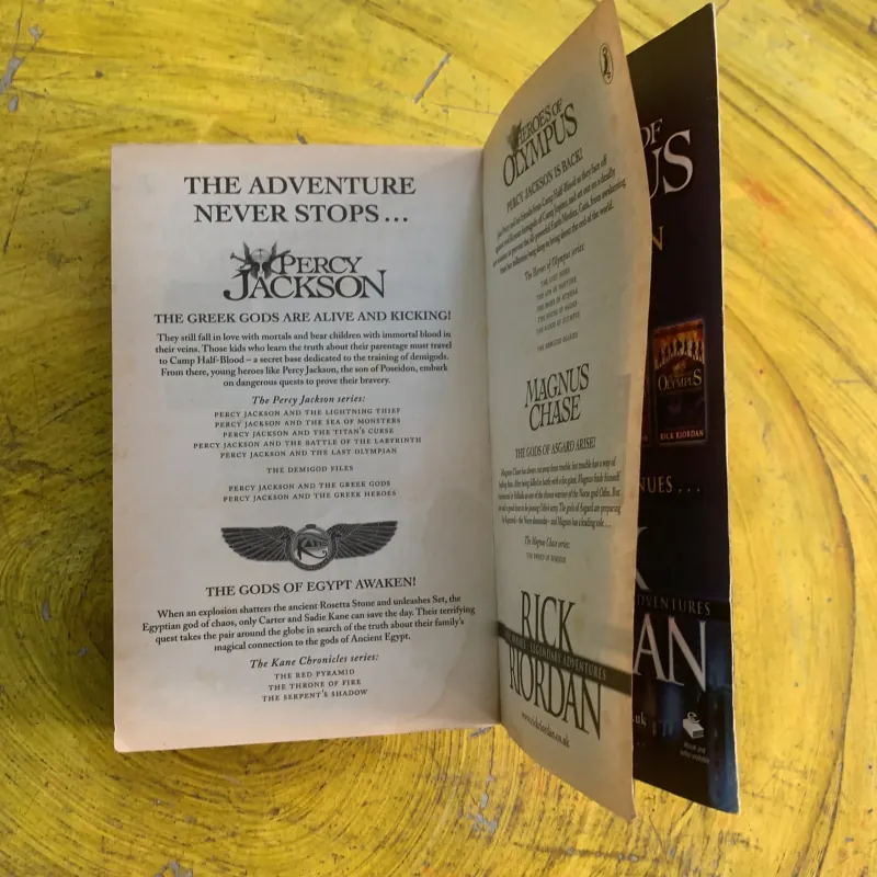 PERCY JACKSON AND THE LAST OLYMPIAN- RICK RIORDAN 1003062