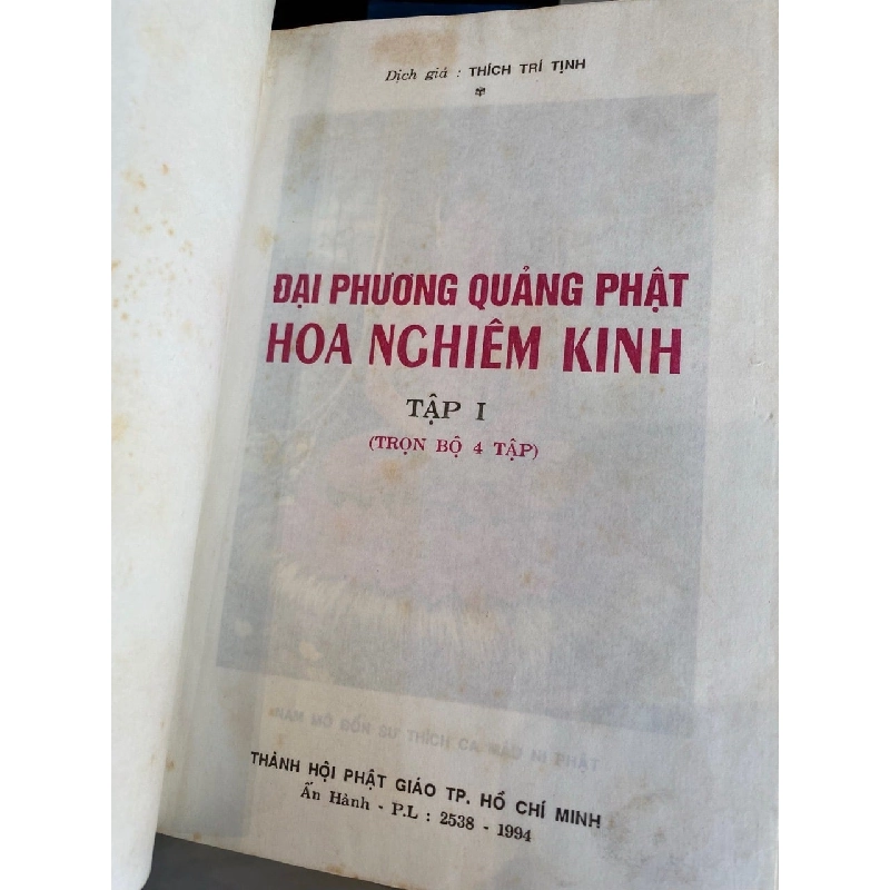 Đại Phương Quảng Phật Kinh Hoa Nghiêm - Thích Trí Tịnh dịch 762359