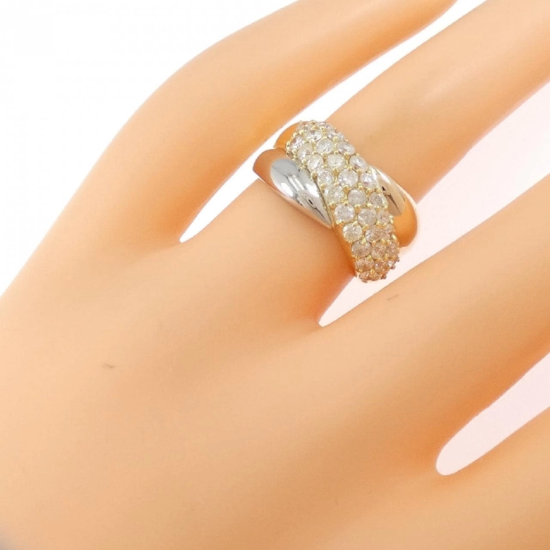 Nhẫn kim cương K18YG/PT900/K18PG 1.13CT 665847