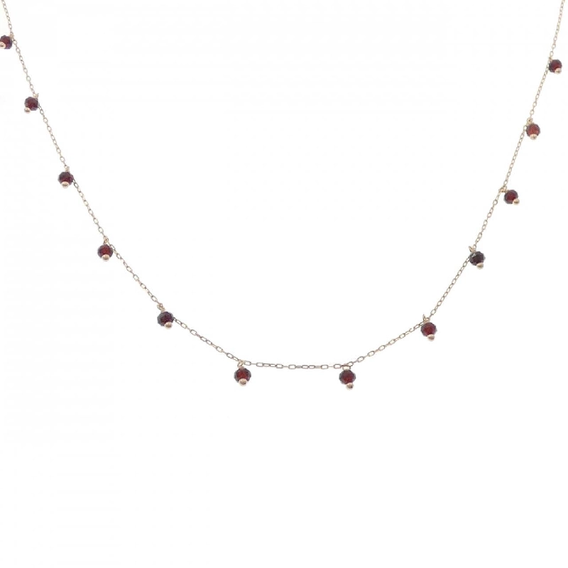 K18PG Garnet Necklace - Hàng hiệu Authentic 867153