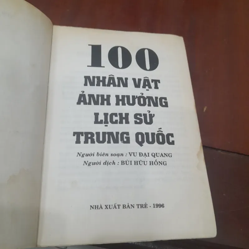 100 Nhân vật ảnh hưởng lịch sử Trung Quốc 755403