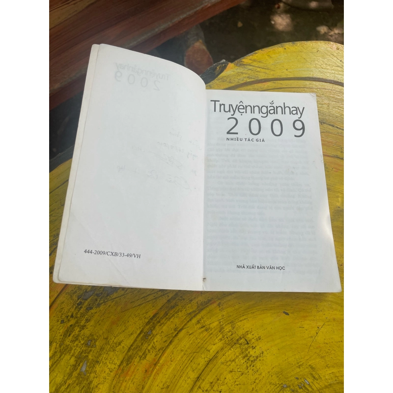 TRUYỆN NGẮN HAY 2009- nhiều tác giả 476990